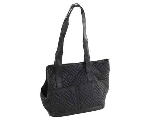 Flamingo Hunde Tragetasche Belle schwarz