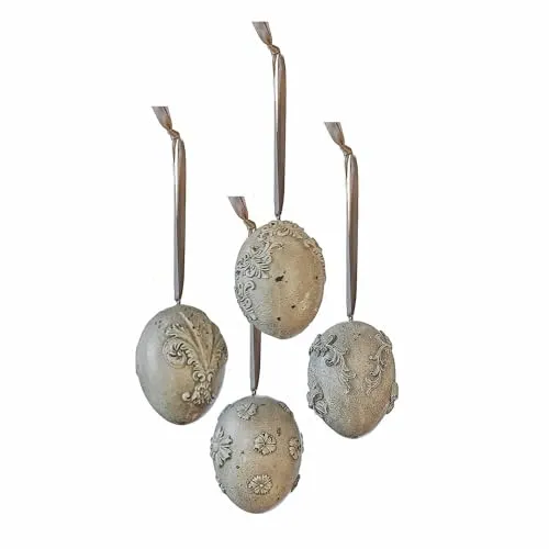 Weihnachtsbaumschmuck Grau von LOBERON