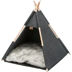 Tipi Höhle aus Filz, 55 × 65 × 55 cm, Anthrazit