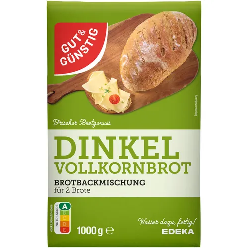 Gut&Günstig Dinkelvollkornbrot Backmischung 1000g