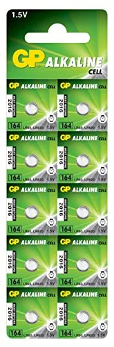GP 164F-U10 Alkaline Batterie AG1/LR60 (1.5V, 10er Pack) Blister