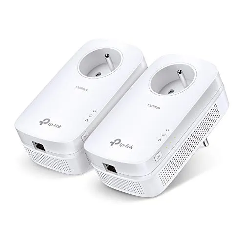 TP-Link TL Adapter-Set CPL weiß CPL, TL-PA8015PKIT, 1200 Mbps (Super Rapide) + Prise intégrée