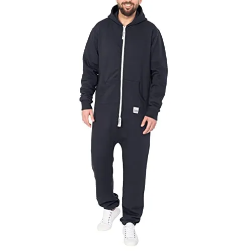 Basisstoff Sheeesh Herren Jumpsuit Dunkelblau Gr. XXL