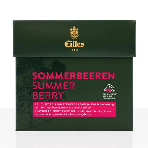EILLES TEE Tea Diamond SOMMERBEEREN Pyramidenbeutel 20er Box