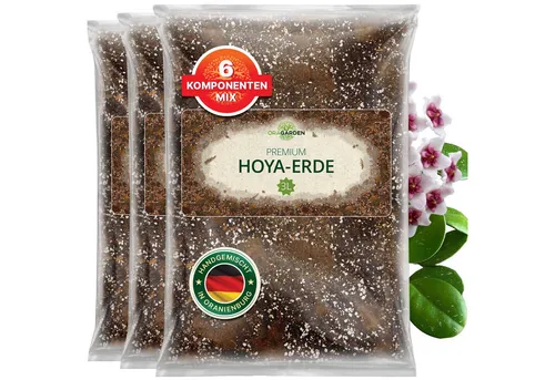 OraGarden Hoya-Erde mit Wurmhumus - Spezielle Blumenerde für Hoya-Pflanzen, angereichert mit Wurmhumus für optimales Wachstum und prächtige Blüten.