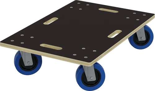 Schwerlast Möbelroller Gummi Rollen Rollbrett Transporthilfe Transportroller Bremsen 40x60cm