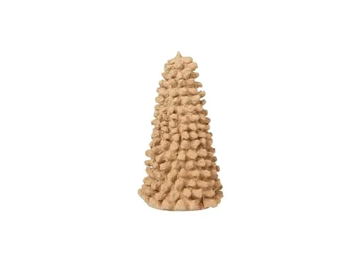 broste Copenhagen Pulp Deko-Tannenbaum aus Baumwolle, 11 cm - Eleganter Deko-Tannenbaum von Broste Copenhagen aus hochwertiger Baumwolle in Braun. Ideal für stilvolle Weihnachtsdekoration, vielseitig kombinierbar und in verschiedenen Größen erhältlich. Maße: 11cm x 11cm x 21cm.