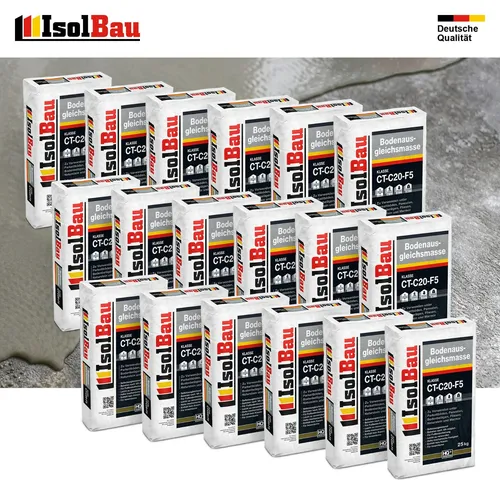 Bodenausgleichsmasse 2-20mm Ausgleichsmasse 18 x 25kg Selbstnivellierende C20