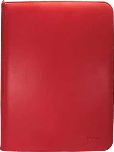 Ultra PRO - Vivid 9-Pocket Reißverschluss PRO-Binder (rot)