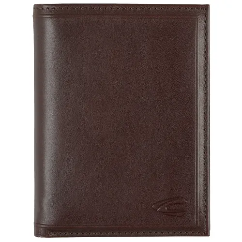 Camel active Hochkantbörse Herren Wood High Form Wallet brown 011804 - Portemonnaies mit RFID-Schutz, 2 Scheinfächern und 8 Kartenfächern, ideal für Sicherheit und Ordnung im Alltag.