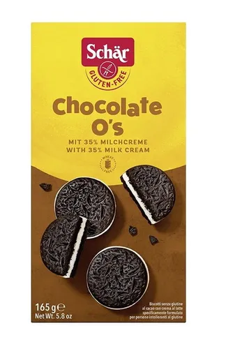 Schar Chocolate O's Disco Ciok Kekse mit Milchcreme 165 g