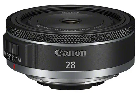 Canon RF 28mm F2.8 STM Pancake-Objektiv - Kompaktes Weitwinkel-Objektiv mit 1:2,8 Lichtstärke, ideal für Straßenfotografie und Reisefotografie