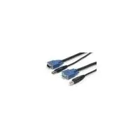 StarTech.com USB VGA KVM 2-in-1 Kabel für KVM Switch - Tastatur- / Video- / Maus- / USB-Kabel - HD-15, USB Typ B, 4-polig (M) - USB Typ A, 4-polig, HD-15 - 1,8m - für P/N: SV431USBAEGB, SV431USBAE, SV231USBAGB, SV431USBA, SV231USBA, SV431HGB, SV431USBGB, SV231USBGB, SV231USB (SVUSB2N1_6)