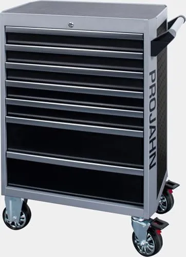 Bestückter Werkstattwagen GALAXY mit 198-tlg. Toolset - Werkstatteinrichtung mit 7 Schubfächern, ideal für Profis. Enthält 198 hochwertige Werkzeuge für umfassende Reparaturen und Wartungsarbeiten.