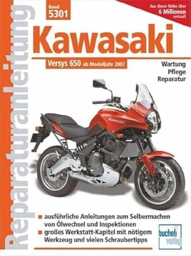 Kawasaki Versys 650 ccm Reparaturanleitungen