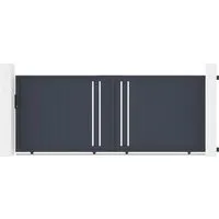 Produktbild Casanoov Aluminium Schiebetor Giona 350x140cm in Grau