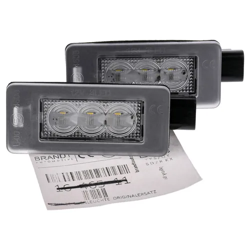 BRANDT LED Kennzeichenbeleuchtung für PEUGEOT 3008 I II T84 P84 - Helle und energieeffiziente LED-Beleuchtung für Ihr Nummernschild. CAN BUS geeignet, einfach zu installieren und TÜV-frei. Perfekt für eine moderne Fahrzeugbeleuchtung.