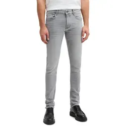 Marc O'Polo Herren Jeanshose Shaped Fit, Grau (Light Grey Wash) - Hochwertige Jeans in Shaped Fit mit Stretch-Anteil für optimalen Sitz und Bewegungsfreiheit. Ideal für Casual Chic und elegante Anlässe - ein Must-Have für jeden Kleiderschrank.
