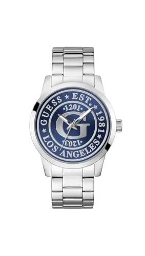 GUESS Herren Uhr Armbanduhr Collegiate G GW0888G1 Edelstahl