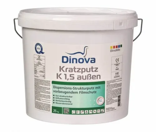 Produktbild Dinova Kratzputz außen – 25kg - 3mm