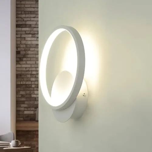 Licht-Erlebnisse LED Wandleuchte Innen, Weiß