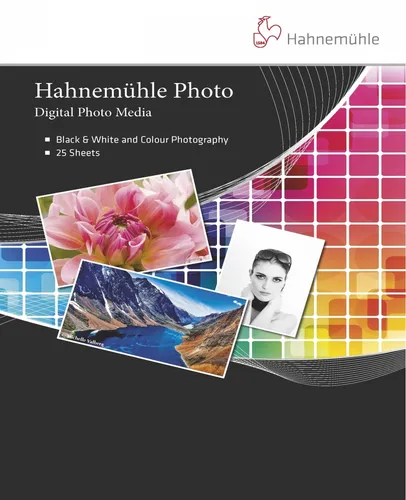 HAHNEMÜHLE Photo Paper Luster 260g/m² A3+ - Fotopapier mit feiner Luster-Oberfläche, ideal für brillante Drucke und professionelle Fotografie, 25 Blatt pro Packung.