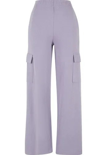 Urban Classics Damen Sporthose Baggy Light Terry Sweat Pants - Sport-Jogginghosen für Damen im lässigen Loose Fit, aus weicher Baumwoll-Polyester-Mischung für hohen Tragekomfort und mit praktischen Cargo-Taschen.