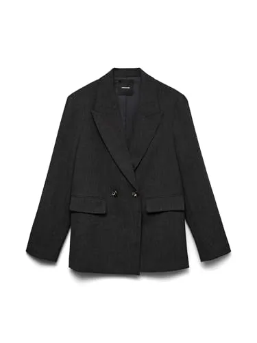 VERO MODA VMBESTIE Blazer für Damen - Modischer Blazer mit Reverskragen und lockerer Passform, ideal für vielseitige Outfits. Hergestellt aus recycelten Materialien für nachhaltigen Stil.