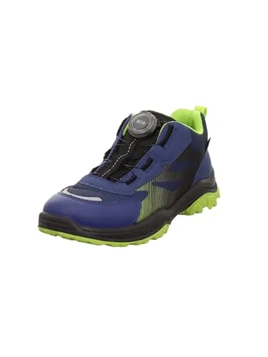 Superfit Jungen Jupiter Gore-Tex Sneaker - Blau/Grün 8000 - Sneaker mit BOA-Fit System für leichtes Anziehen, atmungsaktiv und wasserdicht dank Gore-Tex-Futter - ideal für aktive Kinder.