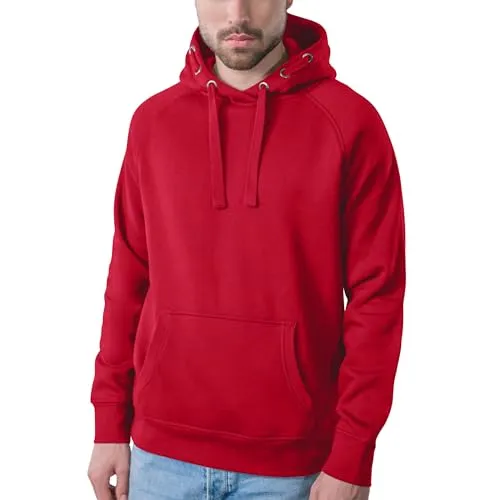HRM Unisex 903 Kapuzenpullover, rot, 6XL - Kapuzenpullover für Herren: Hochwertiger Basic Hoodie aus 70% Baumwolle & 30% recyceltem Polyester – ideal für Textil-Veredelung und vielseitig einsetzbar in Freizeit und Sport.