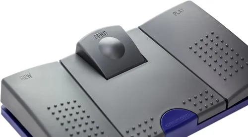 Grundig Digta Foot Control 540 USB - 3-Pedal Fußschalter - Sonstige - Professioneller 3-Tasten-Fußschalter mit USB-Anschluss für individuelle Bedienung und konfigurierbare Funktionen, ideal für Schreibplätze.