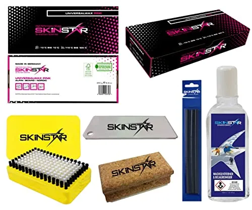 SkinStar Skiwachs-Starter Set 6-teilig Universal Wax von SkinStar
