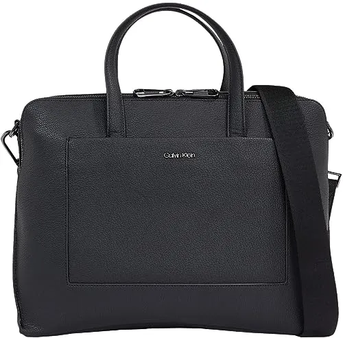 Calvin Klein Herren Laptop-Tasche K50K510552 BAX – Schwarz in schwarz von Calvin Klein