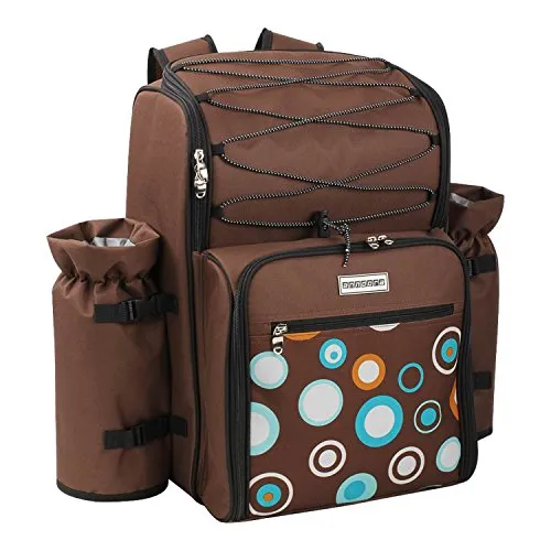 anndora Picknickrucksack für 4 Personen mit Kühltasche von anndora