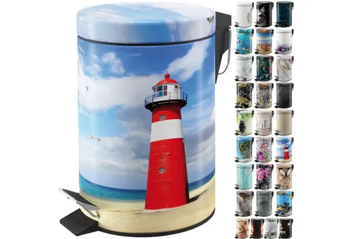 Sanilo Kosmetikeimer Leuchtturm, 3 Liter in blau von Sanilo