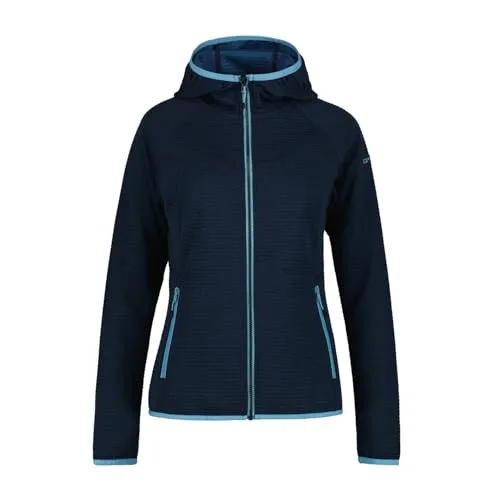 Icepeak Fleecejacke Damen Midlay Berryville - Funktionsjacke für Damen, aus 100% Polyester, mit praktischer Kapuze und ideal für Outdoor-Aktivitäten bei kühlem Wetter.