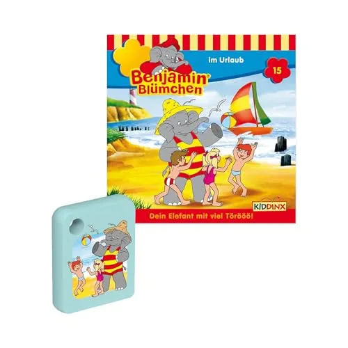 Galakto Audio-Token: Benjamin Blümchen - Benjamin Blüchen im Urlaub, Hörspiel für Kinder ab 3 Jahren, Spielzeit ca. 43 min