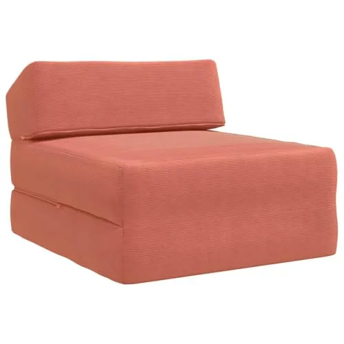 vidaXL Klappsofa Bett Rot-Orange 60 x 70 cm