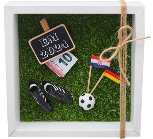 ZauberDeko Geldgeschenk Verpackung Fußball Europameisterschaft Länderspiel Rasen Weltmeisterschaft PERSONALISIERT