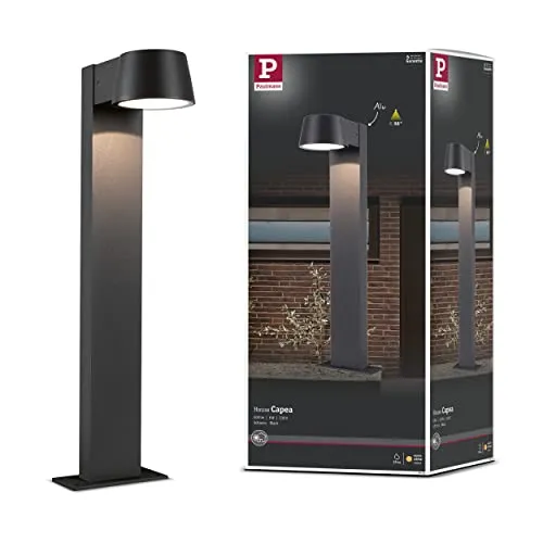 Paulmann Pollerleuchte Capea - 600 lm, IP44, wetterfest und ideal für Gartenwege oder Eingangsbereiche
