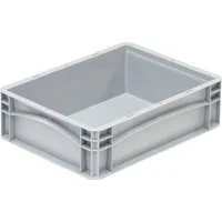 Eurobox-System Box Vollwand 40 cm x 30 cm x 12 cm Grau
