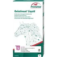 PrimeVal Gelatinaat Liquid für Pferde - Tiernahrungsergänzungsmittel zur Unterstützung der Gelenkbeweglichkeit, fördert die Gelenkflexibilität und hilft bei der Genesung von Verletzungen. Ideal für Pferde, die zusätzliche Mobilität benötigen.