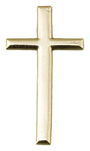 EFCO Kreuz Wachs Dekoration, Gold Brilliant, 22 x 40 mm