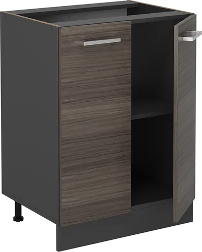 Vicco Unterschrank R-Line, Edelgrau/Anthrazit, 60 cm in grau von Vicco