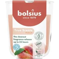Bolsius Duftkerze True Scents Peach im Glas Orange Klein in orange von Bolsius