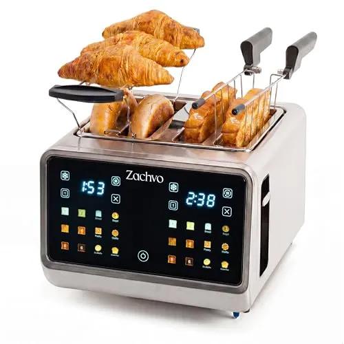 ZACHVO Toaster 4 Scheiben mit Touchscreen