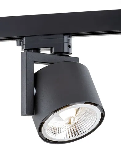 Rauchig Opalmatte Messing Modern Schienenreflektor 1x15W/GU10/ES111