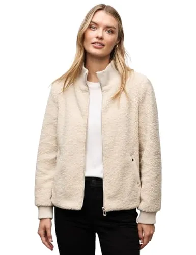 Street One Damen 2117033 Teddy-Jacke mit Details, Soft Fawn beige, 38