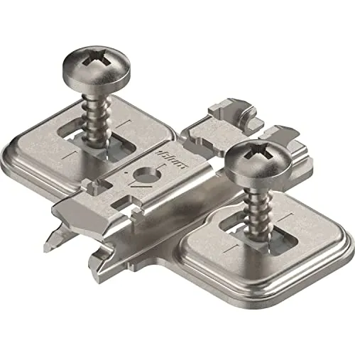 BLUM CLIP Kreuzmontageplatte, vorm. Spax-Schrauben, HV: Langloch, Distanz 0 mm