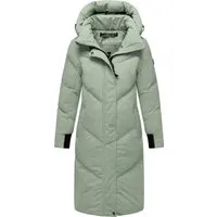 Marikoo Damen Steppmantel Teonaa - Sportlich-eleganter Look mit Kapuze - Der Marikoo Teonaa Steppmantel bietet Wärme und Komfort in einem modernen Design. Mit abnehmbarer Kapuze, praktischen Taschen und figurumspielender Passform ist er der ideale Begleiter für kalte Tage. Erhältlich in 9 Farben und Größen S–5XL.